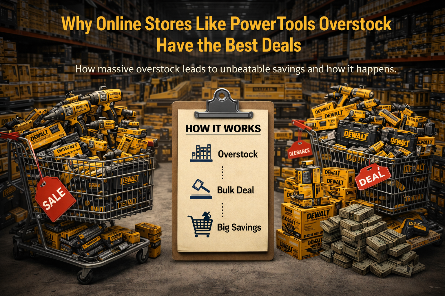 Why Stores Like PowerToolsOverstock.com Offer the Best Deals on Professional Power Tools